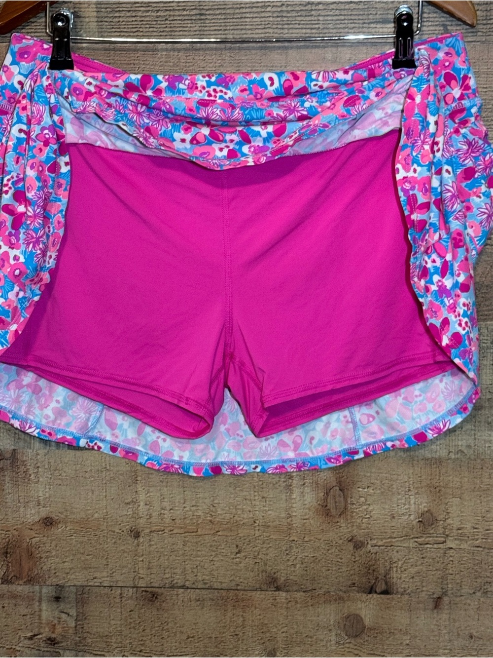 Lilly Pulitzer Corrine Aura Pink BABY BLOOMER Luxletic Skort size XL Golf - Picture 8 of 9